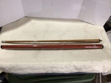Vintage Two Piece Pool Cue 57” Long 15.4 Oz Unknown Brand