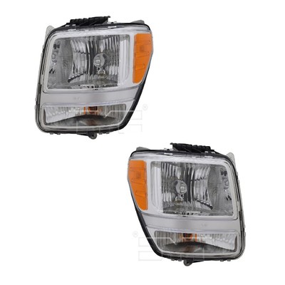 For Dodge Nitro 2007-2011 Headlight Driver and Passenger Side | Pair | CAPA