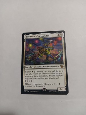 Wizards of the Coast Leonardo, Cutting Edge 0015 TMNT White Legendary Creature