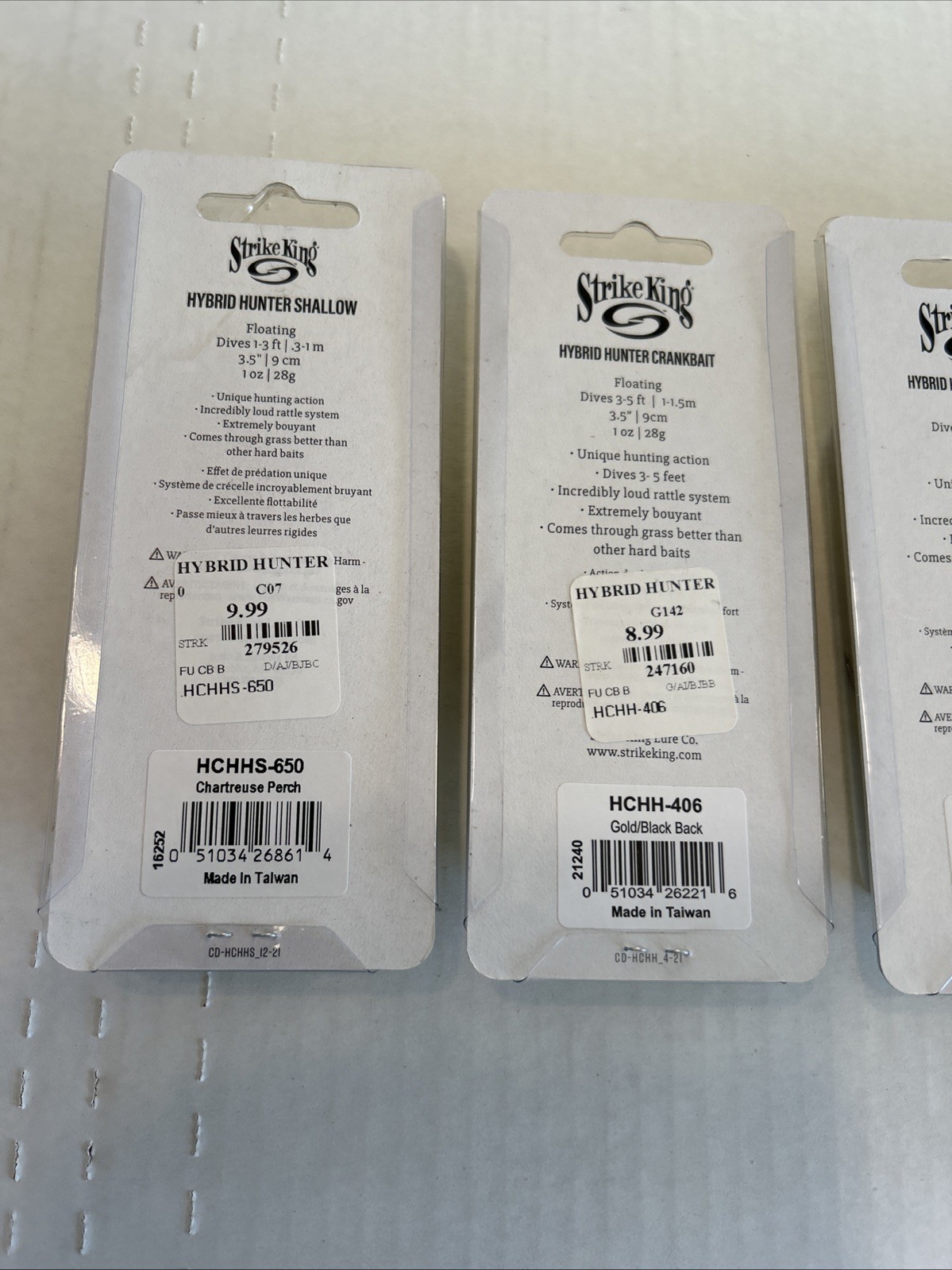 Lot Of 5 Strike King Hybrid Hunter Crankbait - Image 7