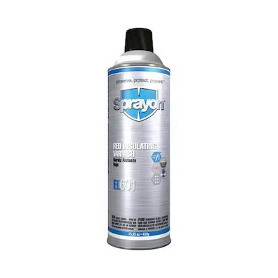 Sprayon Sc0601000 Insulating Varnish, Red, Semi-Gloss, 15.25 Oz, Aerosol,