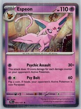 Espeon 033/131 Sv: Prismatic Evolutions Holo Pokemon ✨ Mint 3 Lot