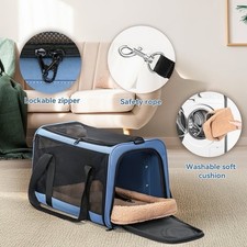 PETSFIT Airline Approved Pet Carrier, Upgraded Patented Car Buckle