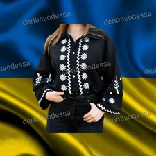 Traditional Ukrainian embroidered shirt, blouse Vyshyvanka S,M,L,XL,2XL,3XL,4XL