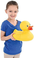 Jumbo Rubber Ducky 10.5" Inches Classic Large Rubber Duck for Fun-Filled Baths 