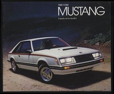 1980 Ford Mustang Sales Brochure Turbo Cobra Ghia