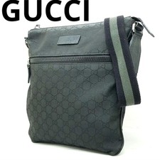 GUCCI Bag: Nylon GG Pattern Crossbody Black 449184 520981 w/o accessories;--