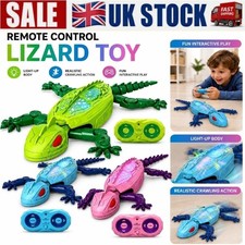 Wall Climbing Gecko Toy Rechargeable RC Robot-Drives on Walls Kids Gift UK