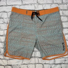 Hurley Colorful Board swim Trunks Size 32