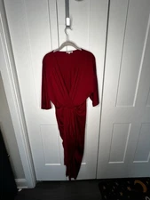 Baltic Born Mimi Midi Draped Dress   Women's Size Medium