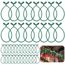 40 Pcs 20 Inches Christmas Garland Ties Christmas Decorative Twist Ties Reusa...