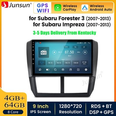 For Subaru Forester Impreza 08-2012 CarPlay 4+64G Android15 Car Stereo Radio GPS