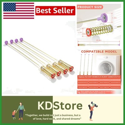 4 Pack Samsung Washer Suspension Rods, Replace DC97-16350E DC97-05280W