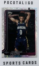 2025-26 Topps Jeremiah Fears Holo RC #207 New Orleans Pelicans