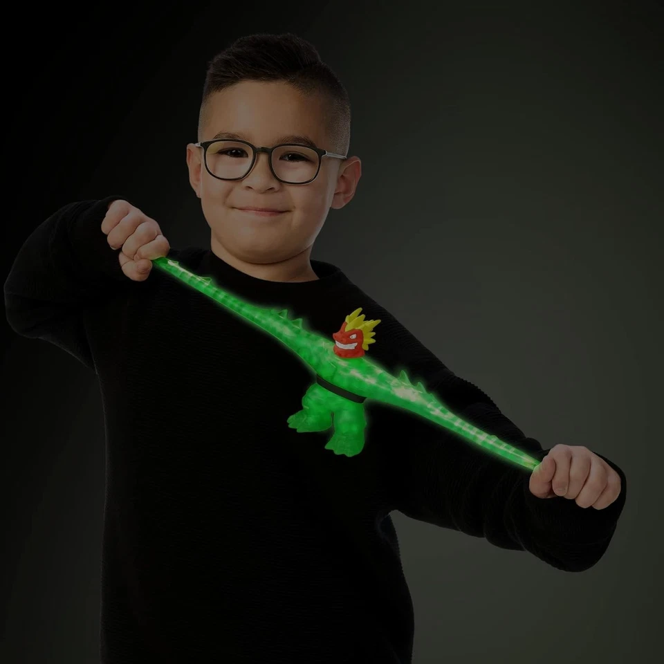 Juego de juguetes interactivos que brillan en la oscuridad: Blazagon & Shadowfang Viper de Goo Jit Zu Foto 4 de 4