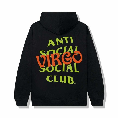 DS Auth Anti social social club Virgo Black Hoodie Zodiac AW21 S-XXL KKoch CPFM - Picture 4 of 6