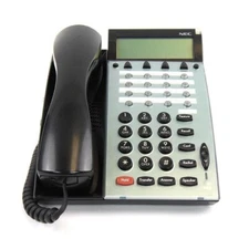 NEC DTU-16D-2 (BK) TEL 770032 LCD Phone Black 100% REFURBISHED *1 YEAR WARRANTY*