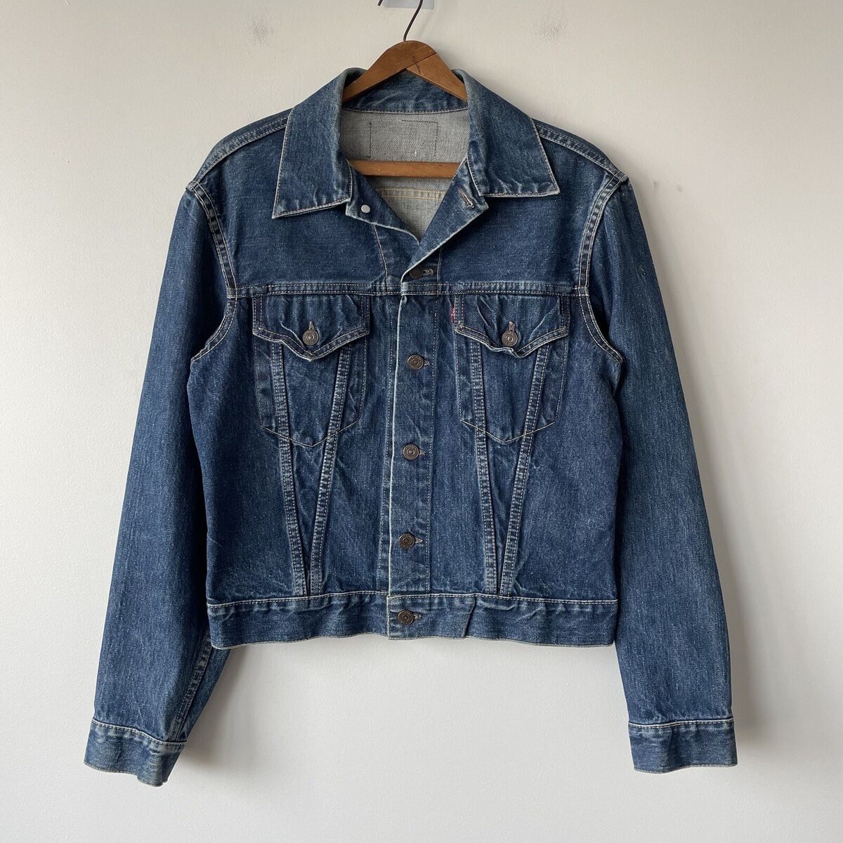 Levi's Trucker Jacket Men's M 557xx Big E Type 3 1962 17 Levi's Trucker Jacket Men's M 557xx Big E Type 3 1962 17
