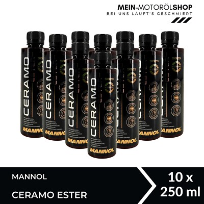 Mannol MN9829 Ceramo Ester Verschleißschutz Motorschutz Additiv 10x250 ML