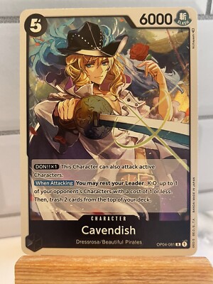 Cavendish - OP04-081 - NM - Rare - English OP04 - One Piece TCG | eBay