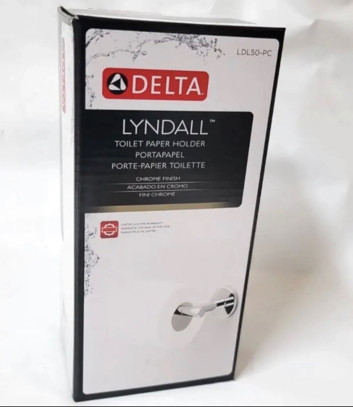 Delta Lyndall Single Post Toilet Paper Holder in Chrome by Delta eBay