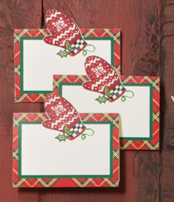 MacKenzie-Childs Courtly Noel Place Cards For Holiday Table Setting-Box Of 8