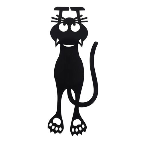 Marcador creativo ahuecado de gato dibujos animados animal libro clip marca de paginación - Imagen 1 de 6