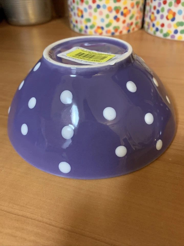 "Tazón de cereal sopa púrpura Maxwell & Williams 6"" nuevo con etiquetas" Foto 3 de 4