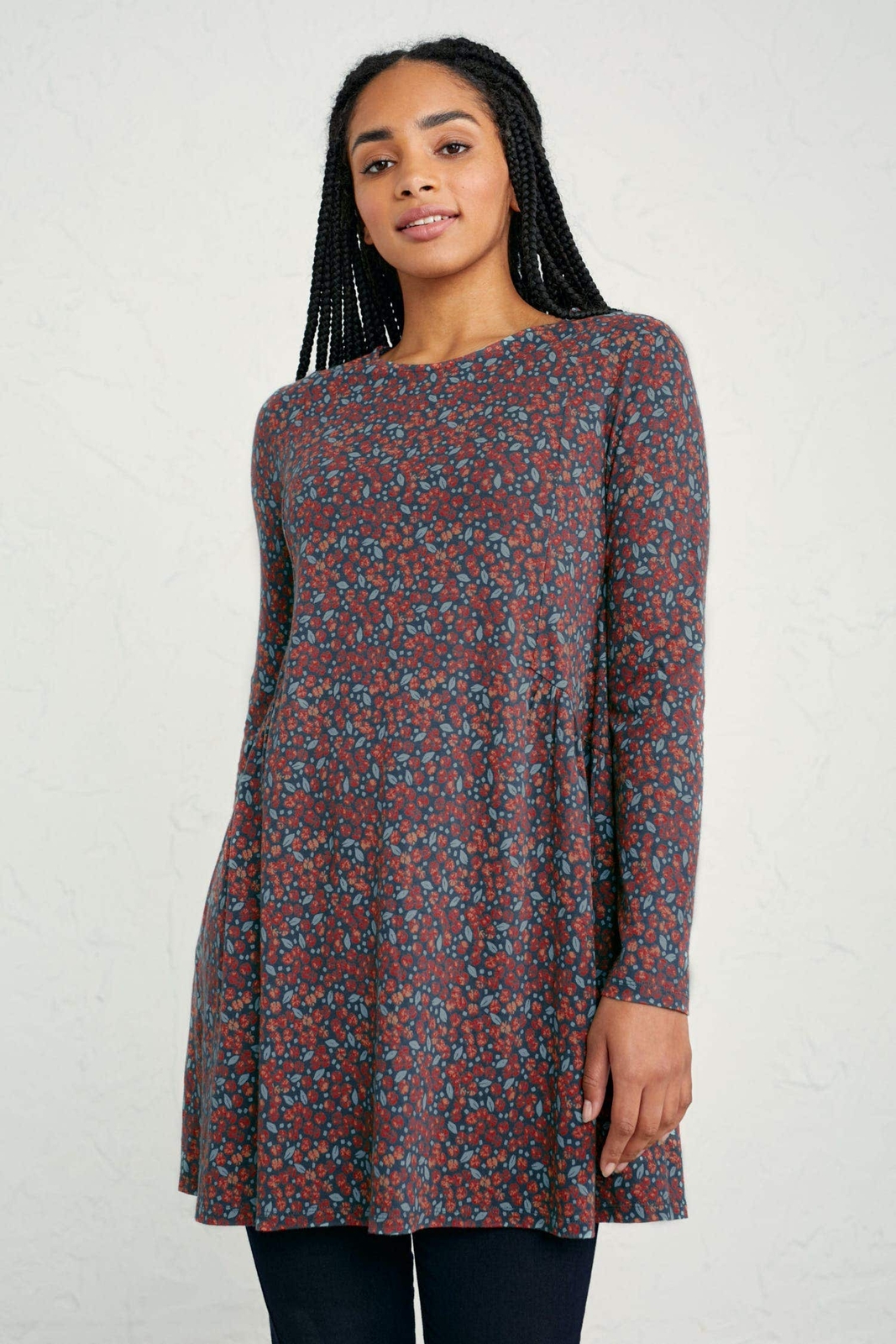 Seasalt Women's Tunic red Saffron Rise Jersey Tunic Regular