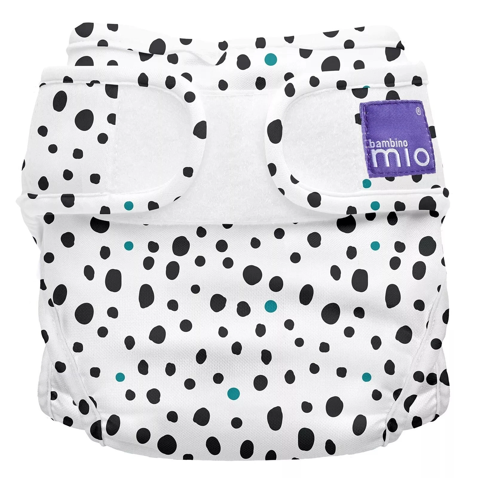 Bambino Mio, mioduo Cloth Diaper Cover, Dalmatian dots, Size 1 ( 21lbs)