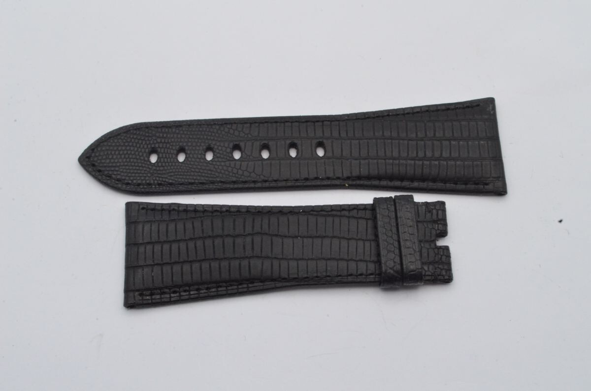 Cartier Leather Bracelet 29Mm Buckle 22Mm New 29-22 Black 4 New Tank Divan