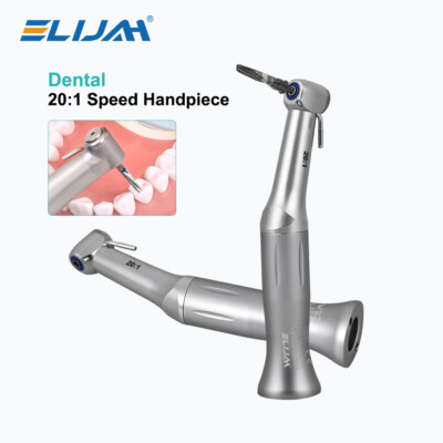 Dental Implant 20:1 Reduction Contra Angle Push Button Surgical Air Handpiece US
