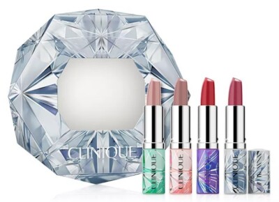 Clinique Kisses 4 Pcs Dramatically Different Lipstick Gift Set 0.1oz Each