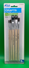 Blue Hawk 5 Piece Paint Brush Set Ideal For Crafts And Projects All Paints
