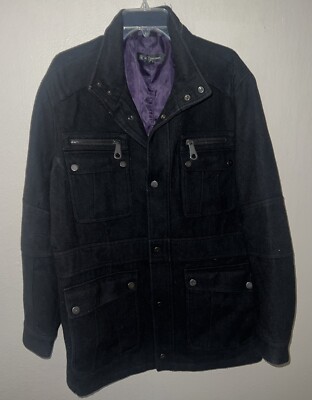 INC International Concepts Wool Blend Military Style FIeld Jacket