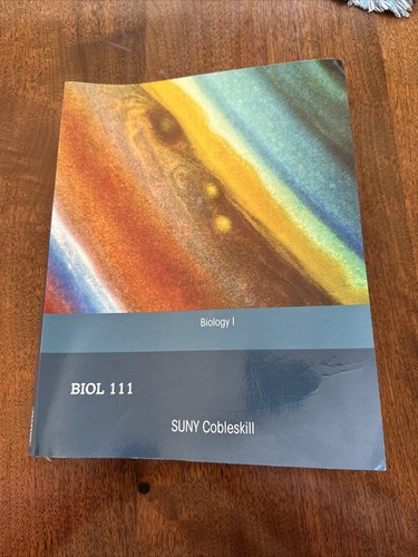 Biology 111 Text Book SUNY Cobleskill | eBay