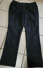 Cato Sz 14 Black Straight Leg Paisley Design 179 