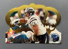 1995 Pacific Crown Royale Junior Seau Gold Crown #111 San Diego Chargers