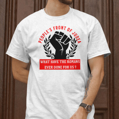 Herren Monty Python T-Shirt Völker vor Judäa Das Leben des Brian lustige Hommage