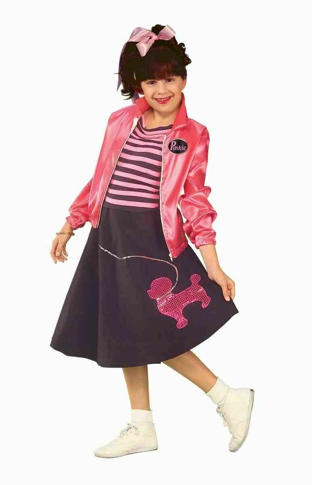 Nifty Fifties Sock Hop Costume 50's Girls Costume Child Large 12