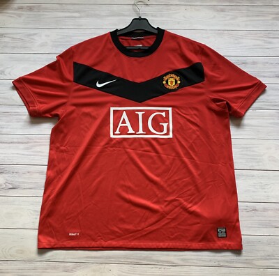 Manchester United 2009 - 2010 Home football shirt jersey Nike size