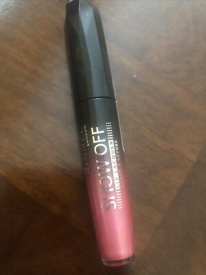 Rimmel London Show Off Lip Lacquer Lip Color OUT OF THIS WORLD #300 Unsealed