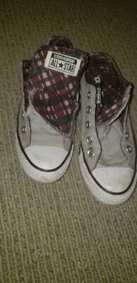 Chuck Taylor All-Star Converse Womens US Size Double Plaid Tongue