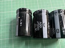 aluminum electrolytic capacitor 1000uf 100 V 3 PCs 40X25 mm