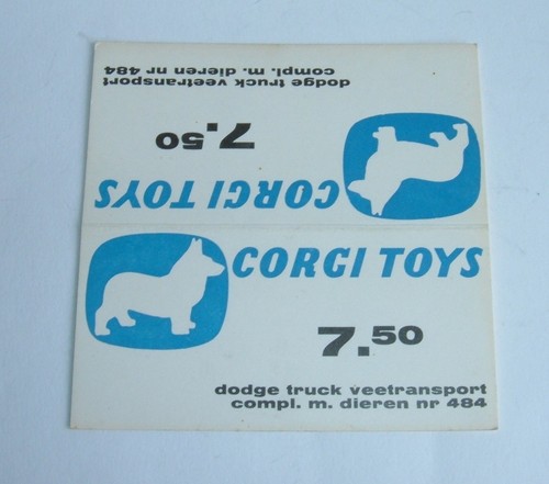 Rare 1960's Dutch Corgi Toys Shop Display, No. 484, Dodge Truck Superb - Picture 3 of 4