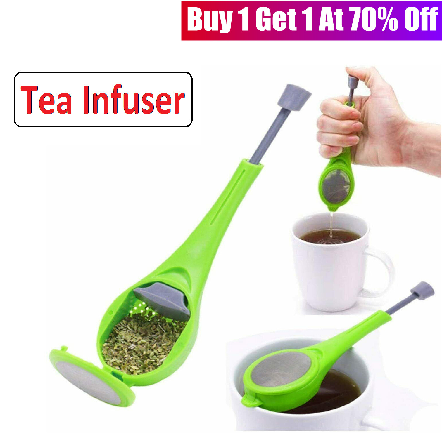 Reusable Tea Strainer Filter Infuser Loose Leaf Strainer Herbal Spice