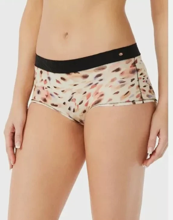 Pantalones cortos Sofia Intimates para mujer micro y encaje ¡Paquete de 6! Talla XXL Animal Print/Negro Foto 3 de 4