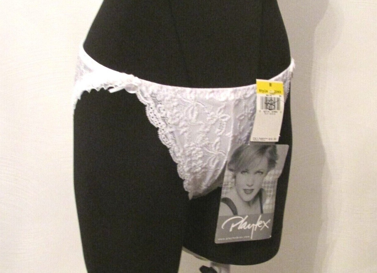 NWT Playtex 2263 Thank Goodness It Fits Signature Lace String Bikini