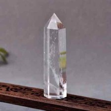 Large Natural Crystal Clear Quartz Transparency Hexagonal Prisms Obelisk Decor