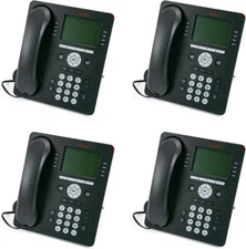 QTY 4 Avaya 9608G 700505424 Gigabit IP Phone Charcoal Grey New In Sealed Box QTY